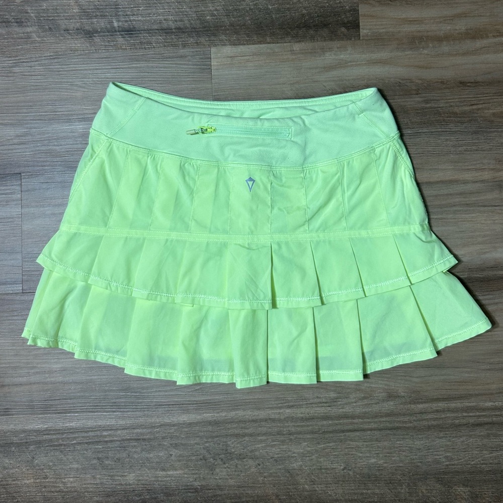 Ivivva by Lululemon Neon Yellow Tennis Skirt